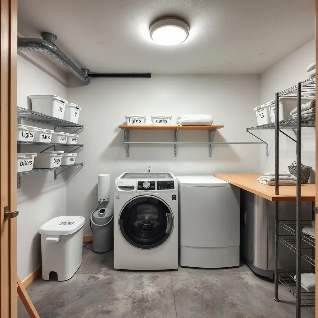Making Your Unfinished Basement Laundry Functional & Fresh
