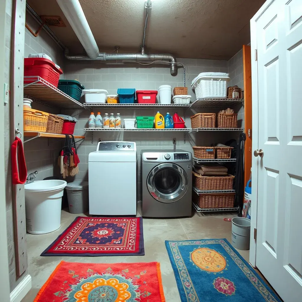 Making Your Unfinished Basement Laundry Room Awesome: Easy DIY Steps