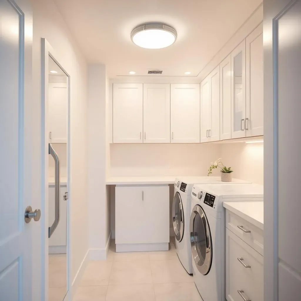 Maximize Light in Small Laundry Rooms