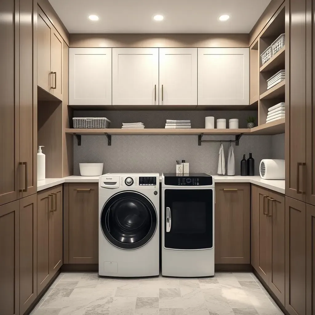 Maximize Space: 38 Small Laundry Room Ideas with Stacked Washer and Dryer