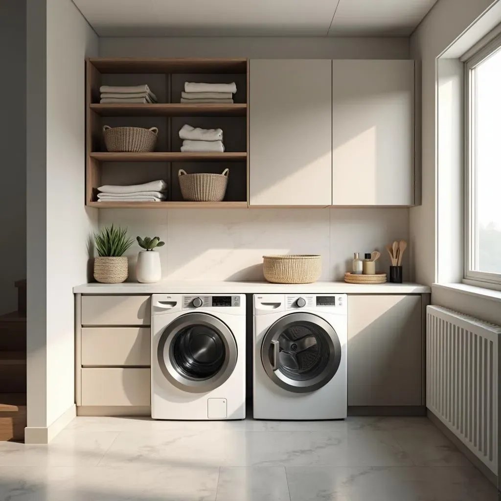 Maximize Space: Clever Storage Solutions for Modern Laundry Rooms on Pinterest