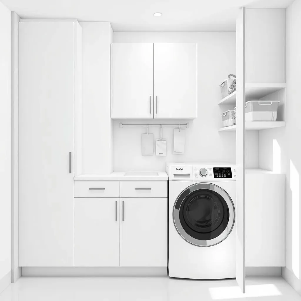 Maximize Space: More Small Laundry Room Storage Ideas