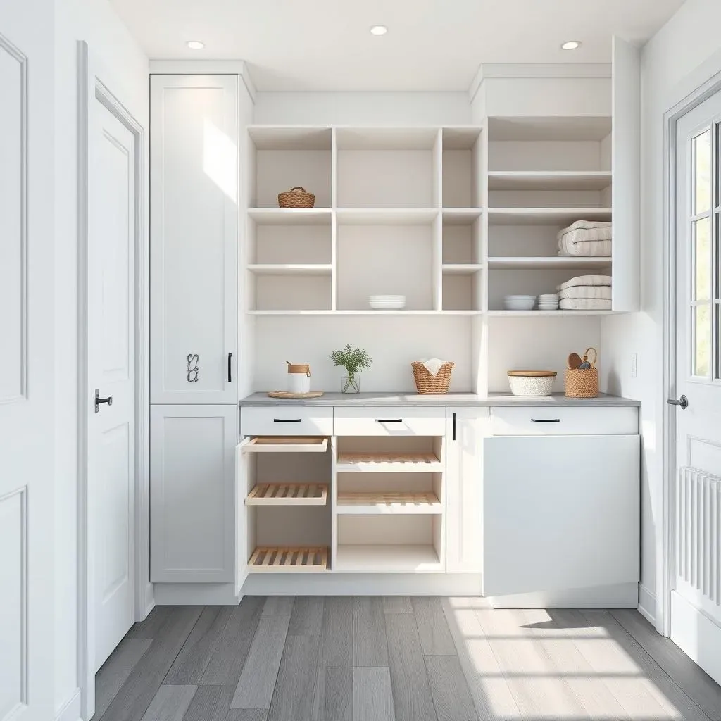Maximize Space: Pantry Cabinet in Laundry Room Ideas