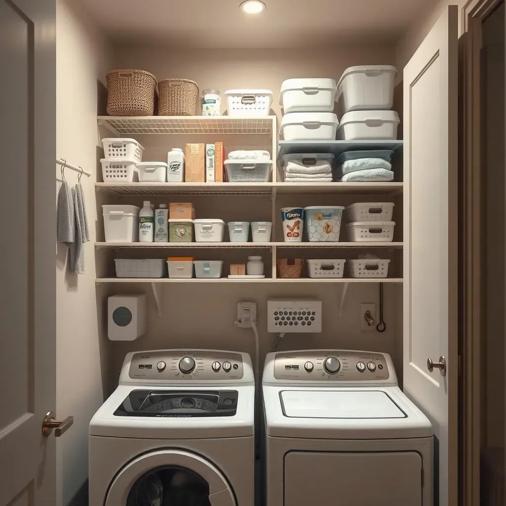 Maximize Space: Smart Laundry Room Storage Ideas Above Your Washer and Dryer