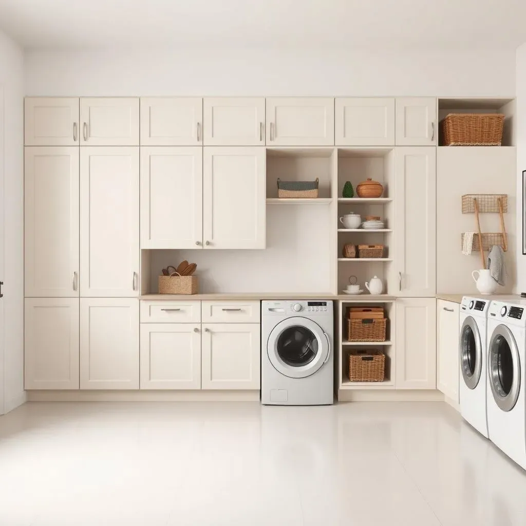 Maximize Space with Clever Small Laundry Room Cabinets