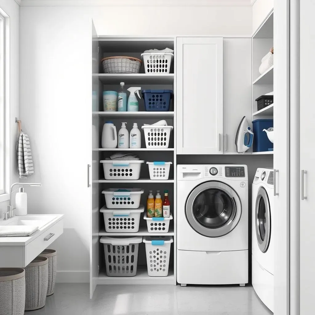 Maximize Space with Gabinetes Para Laundry Room Storage