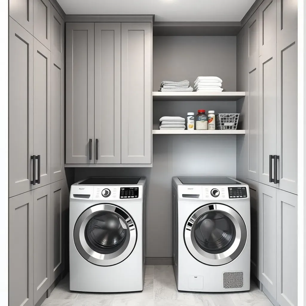 Maximize Space with Hidden Laundry Room Storage