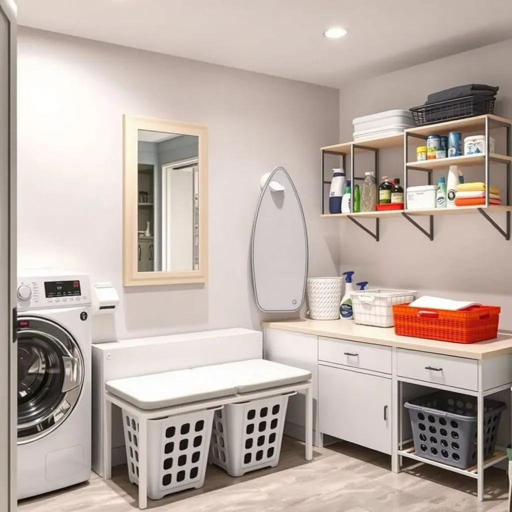 Maximize Space with Smart Basement Laundry Storage Solutions