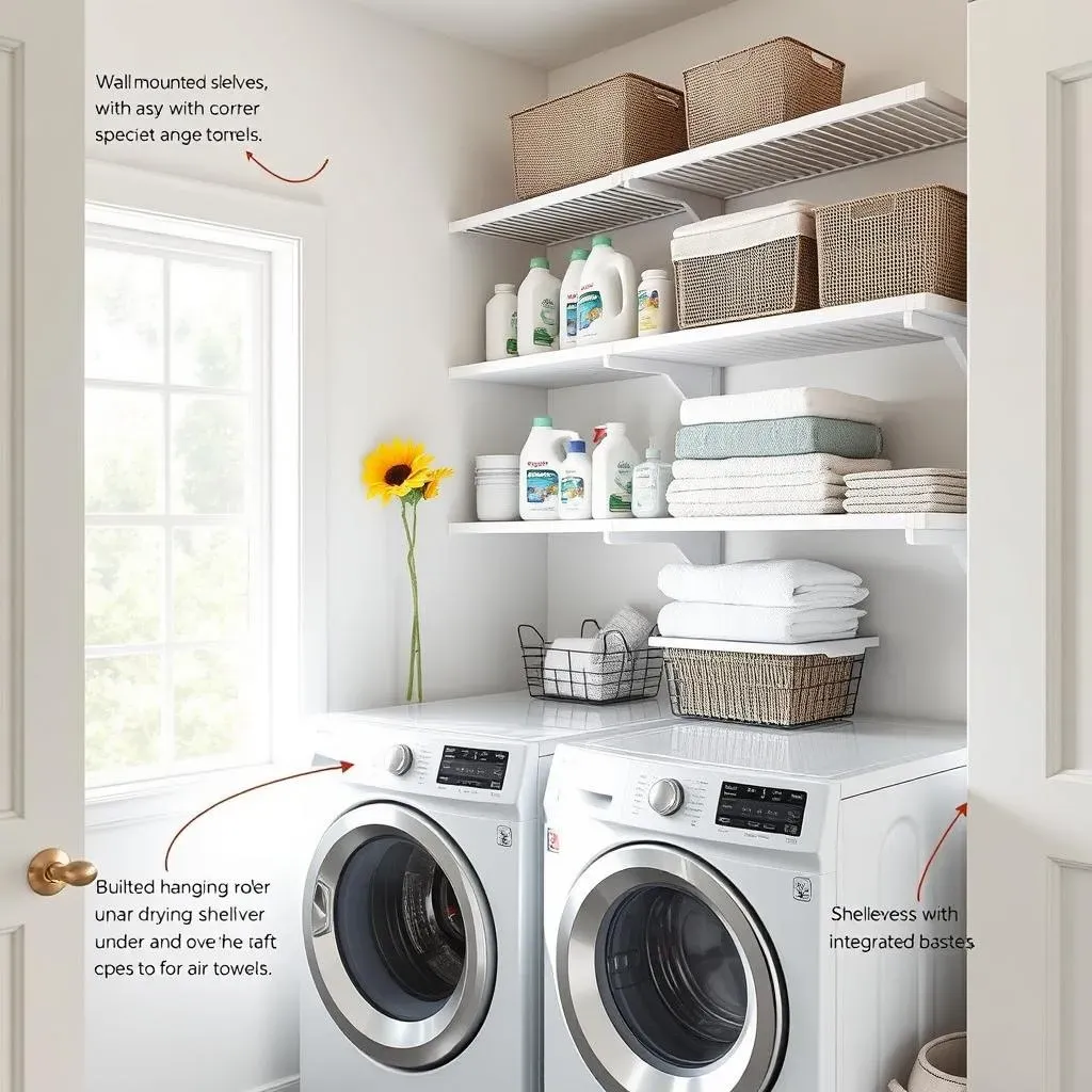 Maximize Space with Smart Laundry Room Shelving Ideas
