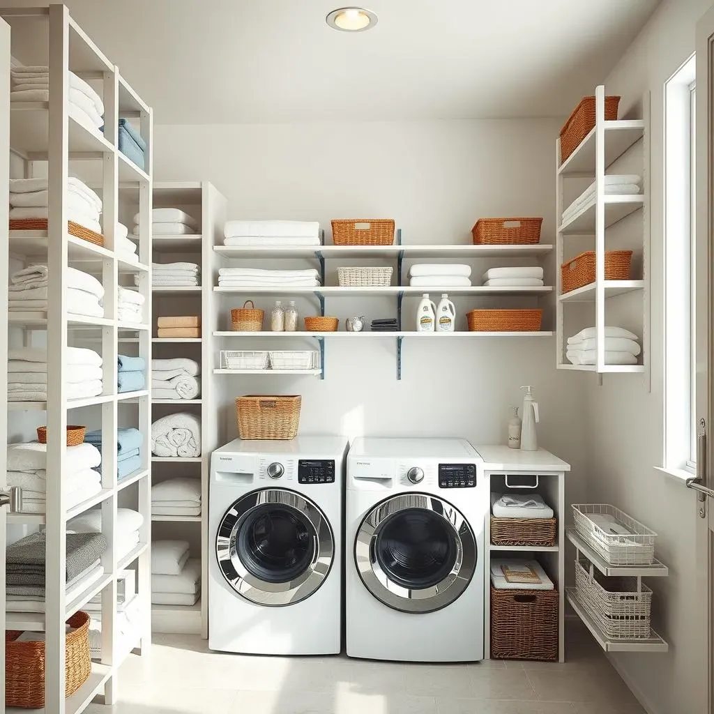 Maximize Space with Smart Laundry Room Shelving Ideas