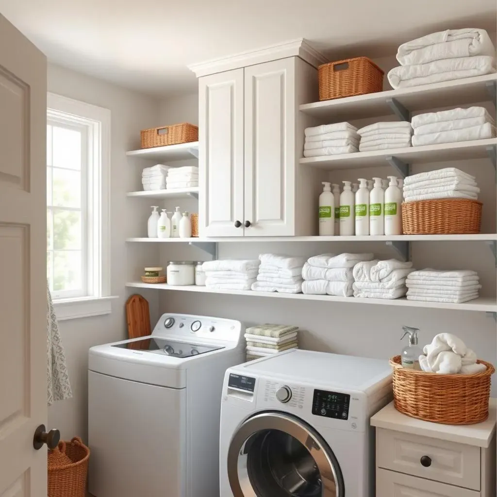 Maximize Space with Smart Laundry Room Shelving Ideas