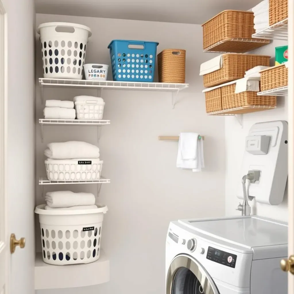 Maximize Space with Smart Laundry Room Storage Basket Ideas