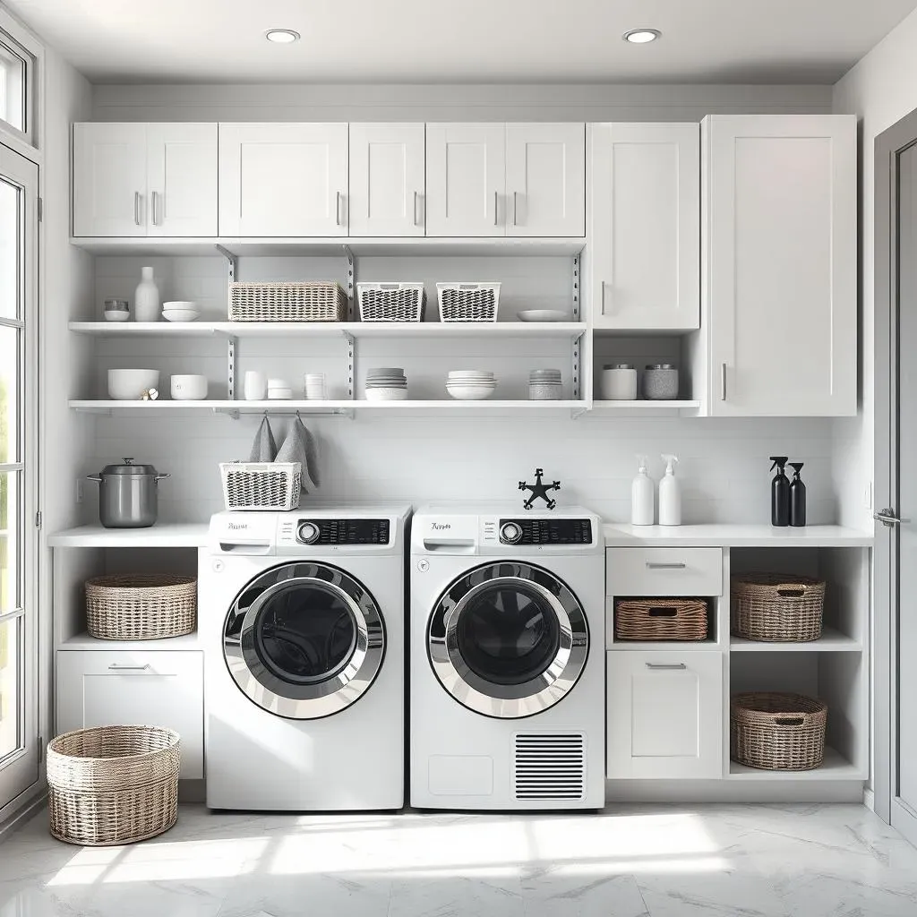 Maximize Space with Smart Modern Laundry Room Storage Ideas