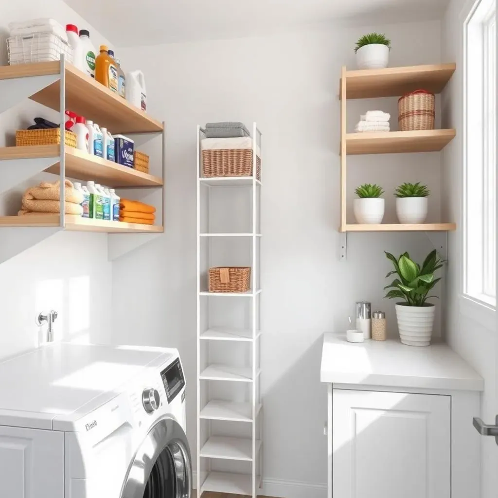 Maximize Space with Smart Shelving for Laundry Room Ideas