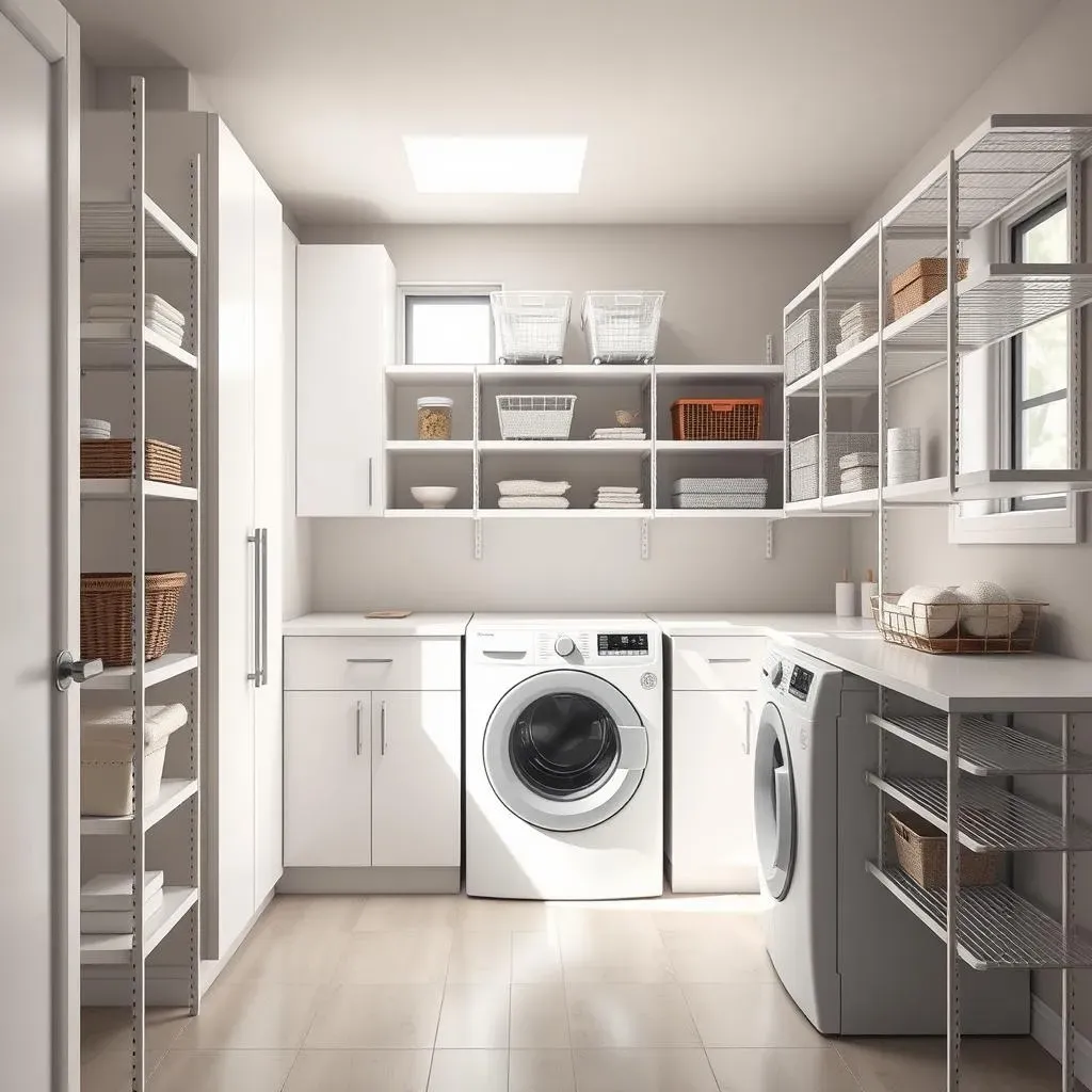 Maximize Storage with Modern Laundry Room Shelving Systems