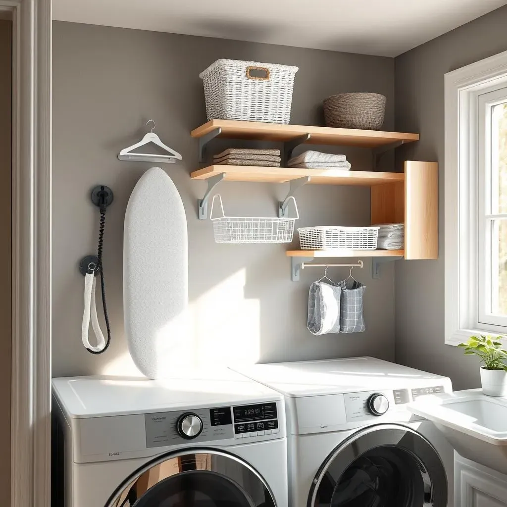 Maximize Vertical Space in Your Very Small Laundry Room Ideas