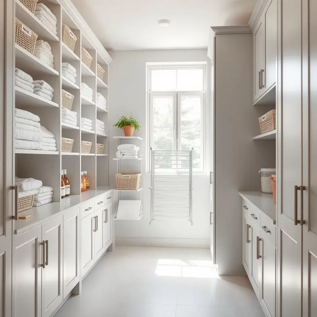 Maximize Vertical Space with Smart Large Laundry Room Storage Ideas