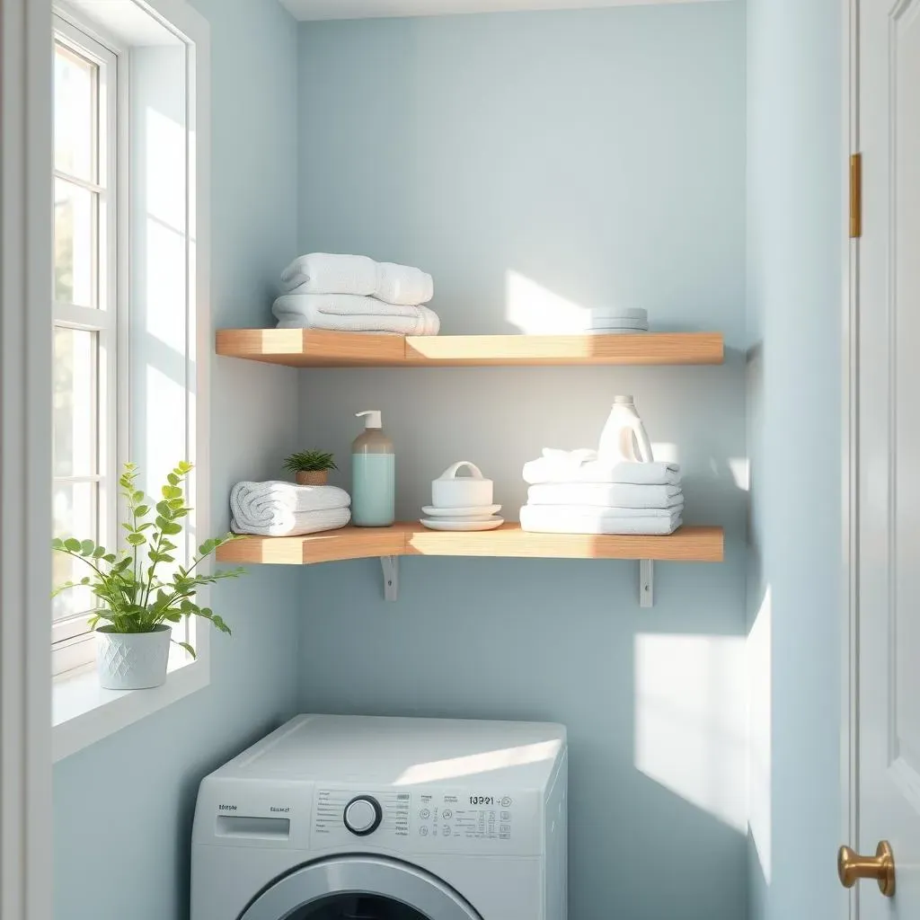 Maximize Your Space: Clever Laundry Room Corner Shelving Ideas