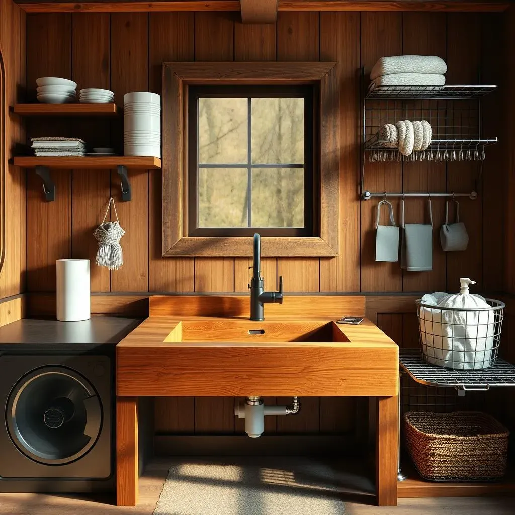 Maximizing Functionality with Rustic Laundry Room Sinks