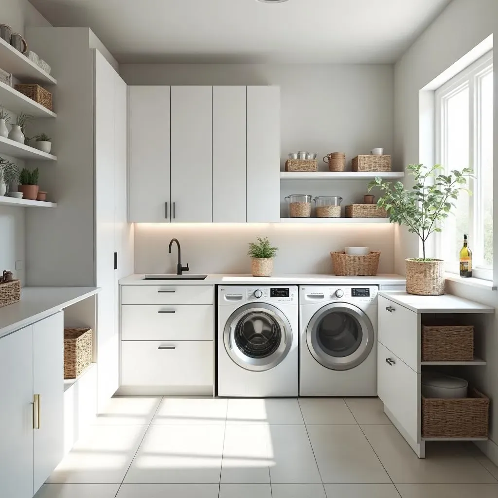 Maximizing Space and Functionality with Modern Laundry Room Cabinets