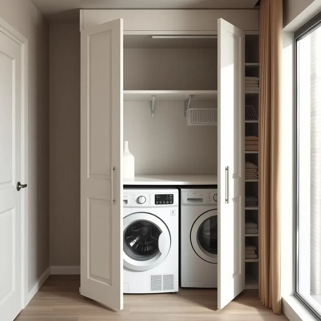 Maximizing Space: Creative Stacked Laundry Room Designs