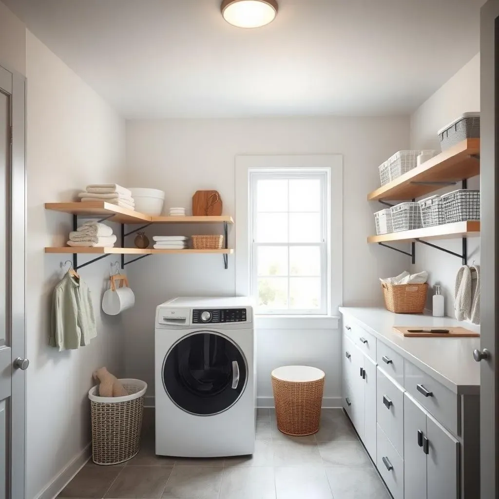 Maximizing Space with Laundry Room Wall Shelving Ideas