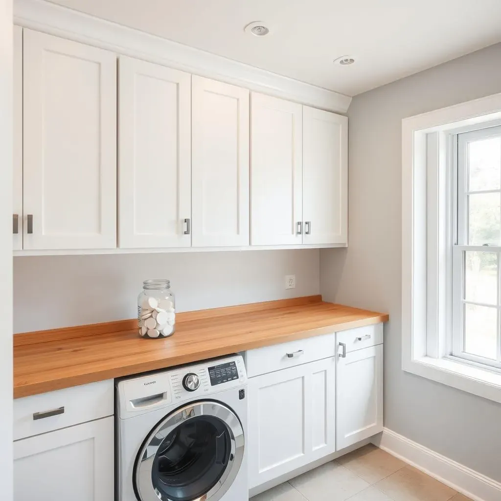 Minimalist Fun: Simple and Streamlined Laundry Room Designs