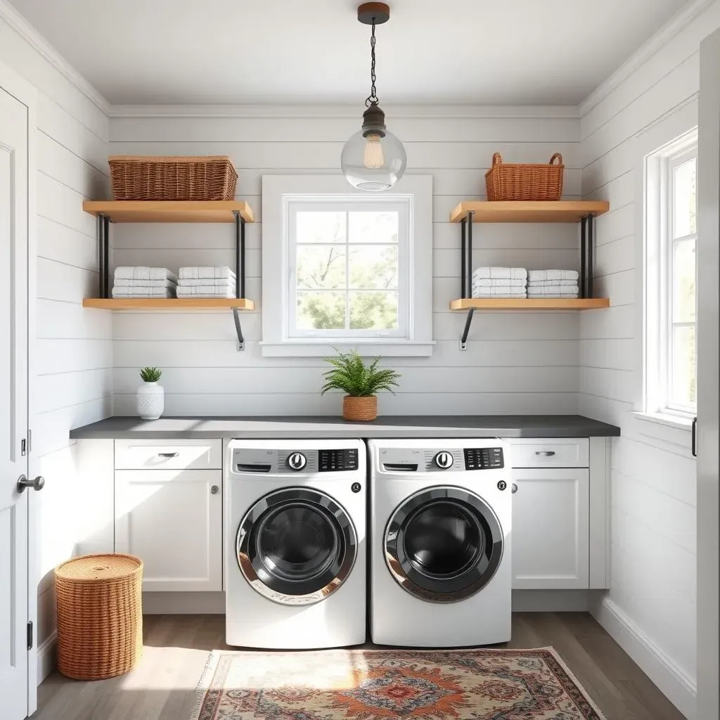 Modern Farmhouse Laundry Room Ideas: Blending Style and Function
