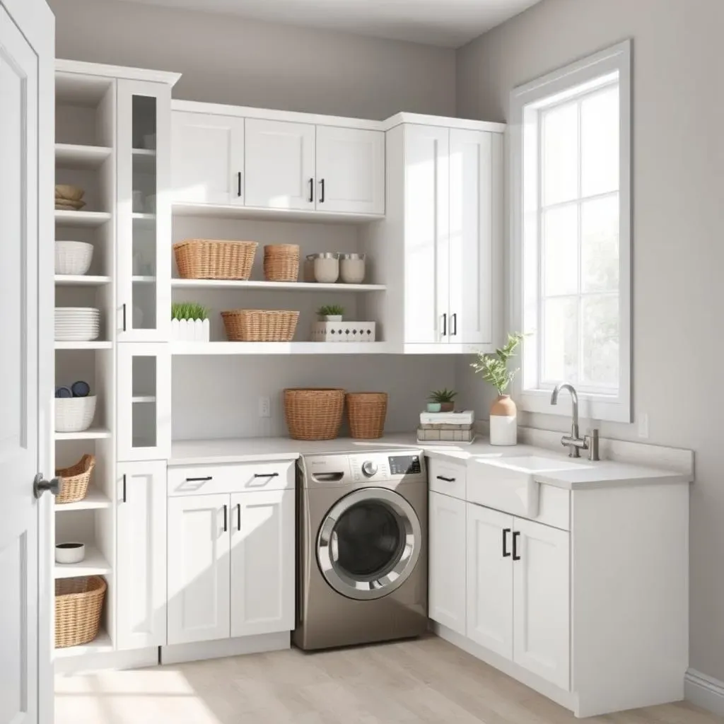 Modern Laundry Room Ideas: Storage and Organization Hacks