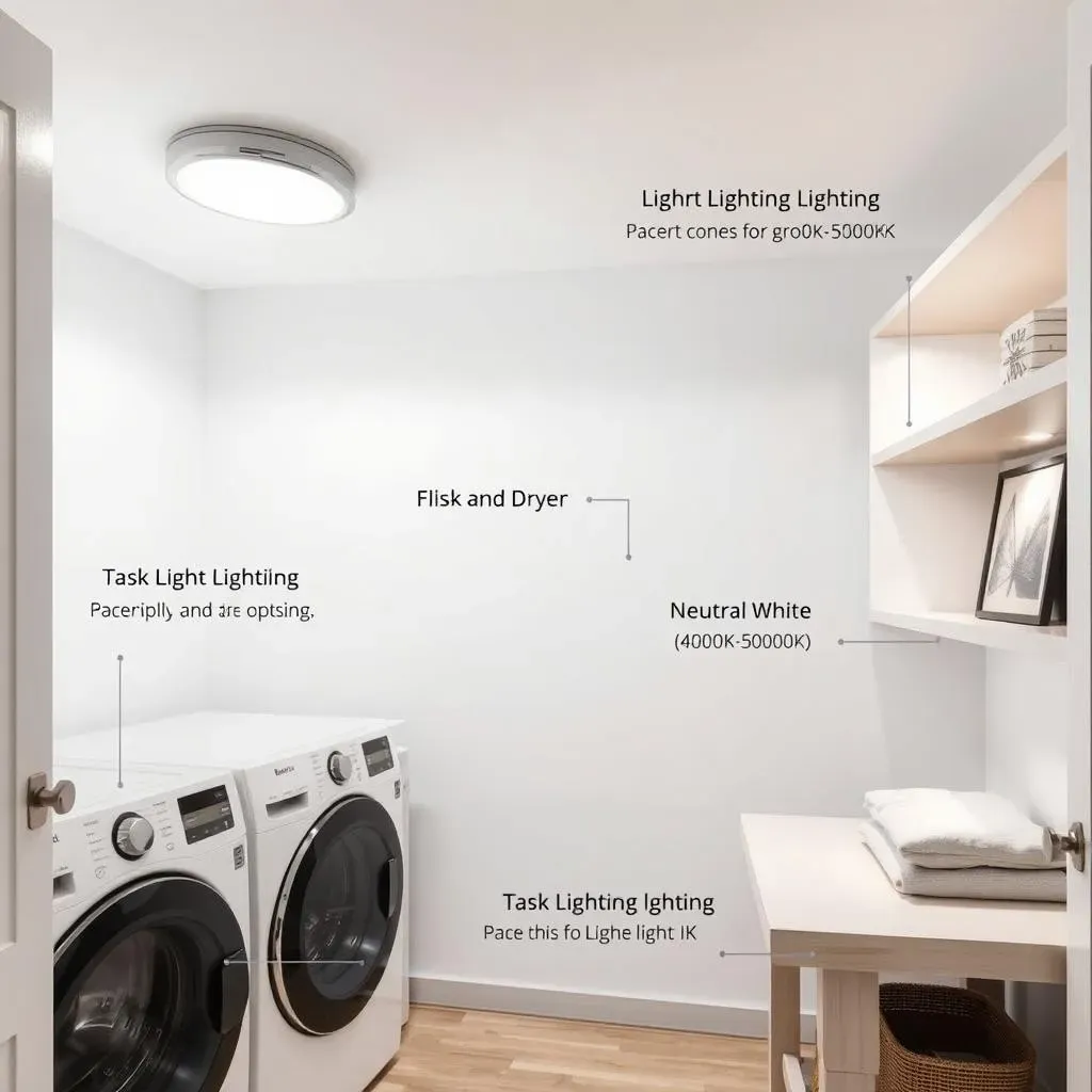 Modern Laundry Room Lighting Ideas and Placement