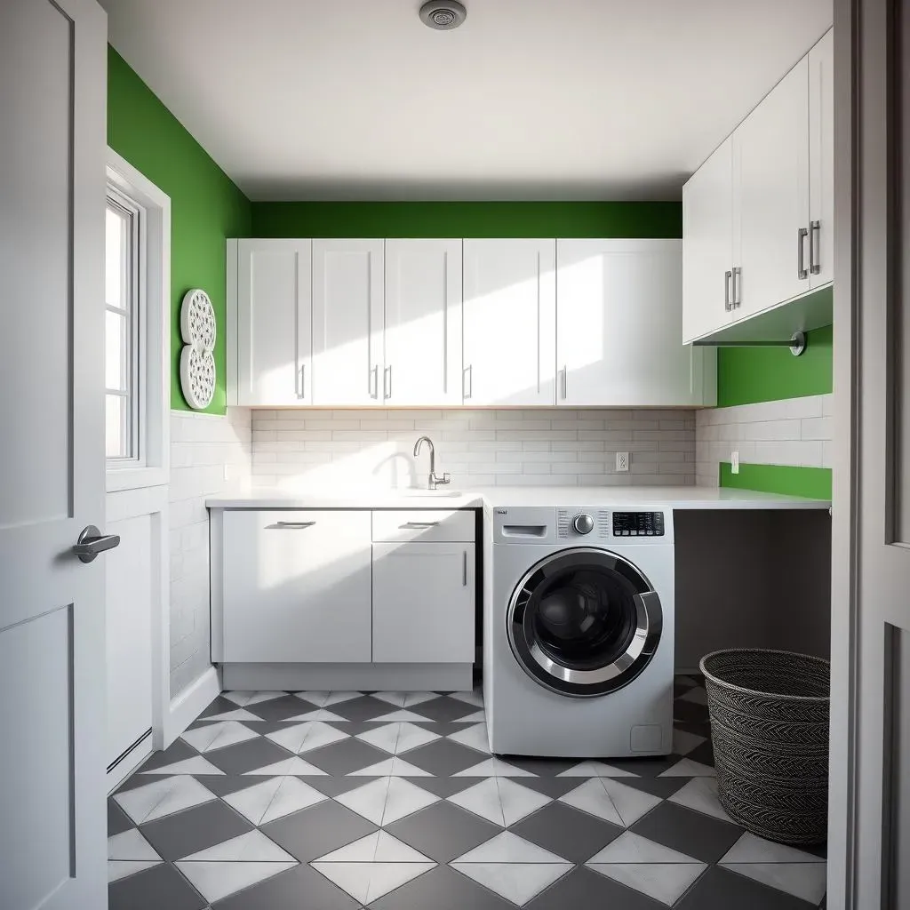 Amazing Modern Laundry Room Tile Designs