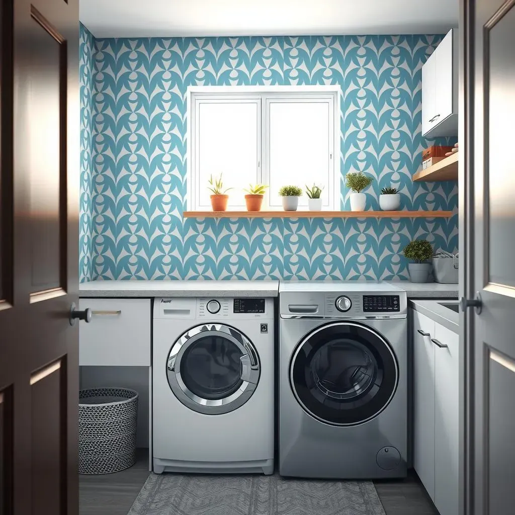 Amazing Modern Laundry Room Wallpaper Ideas