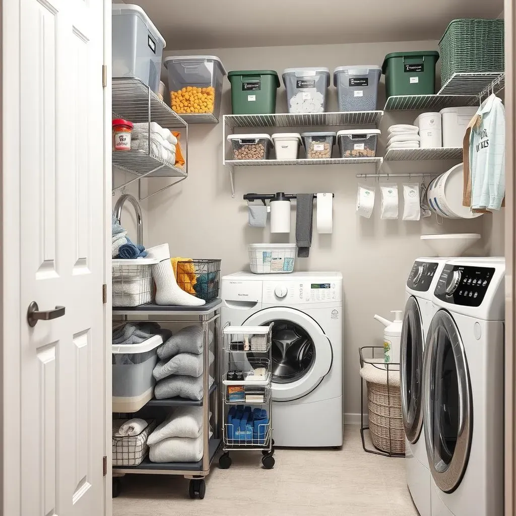 Organization and Storage: Small Laundry Room Ideas and Photos