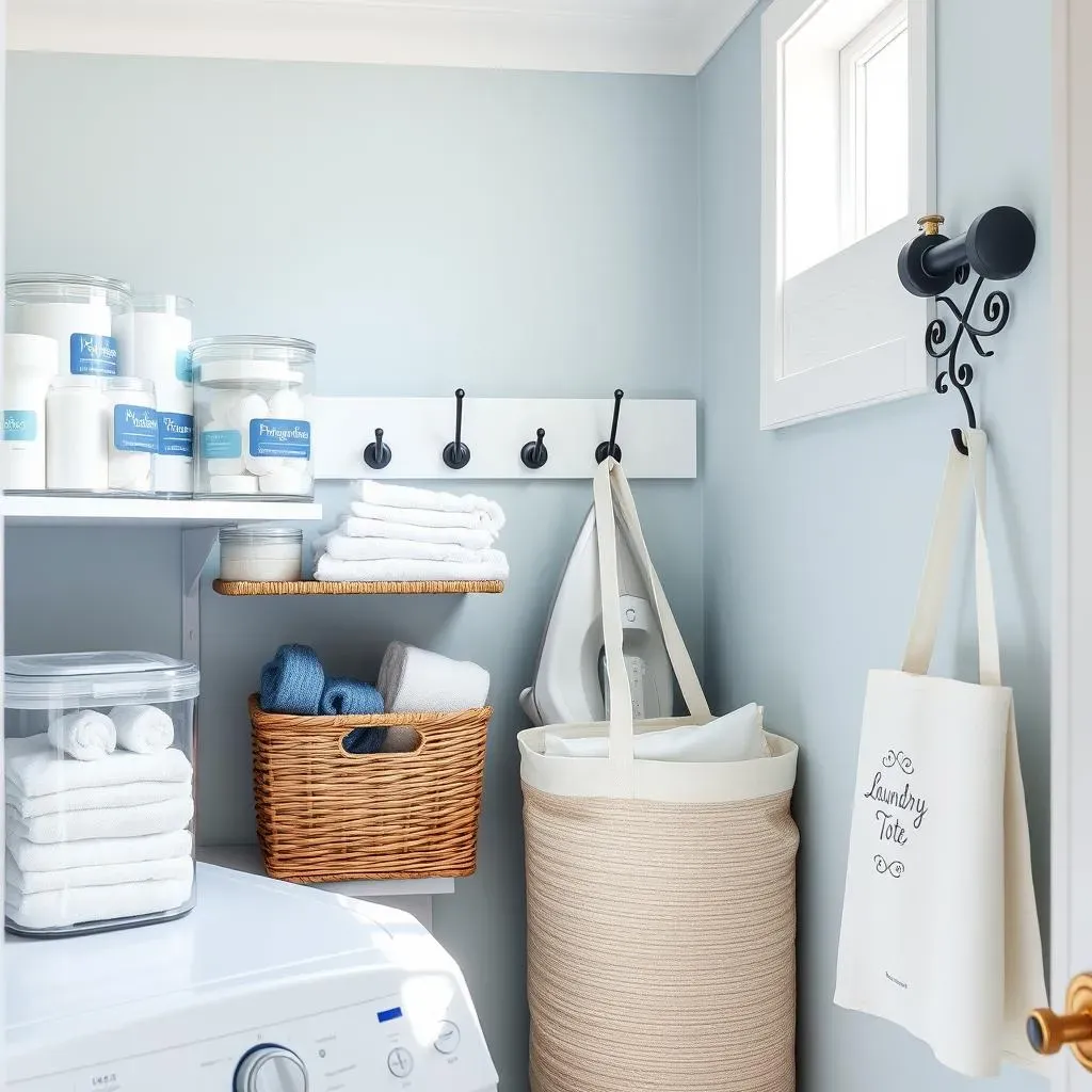 Organization Hacks and Decor Tips for Easy Laundry Room Ideas