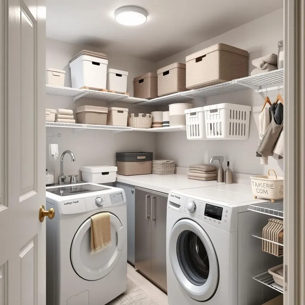 Organized and Stylish: Small Laundry Room Storage Ideas