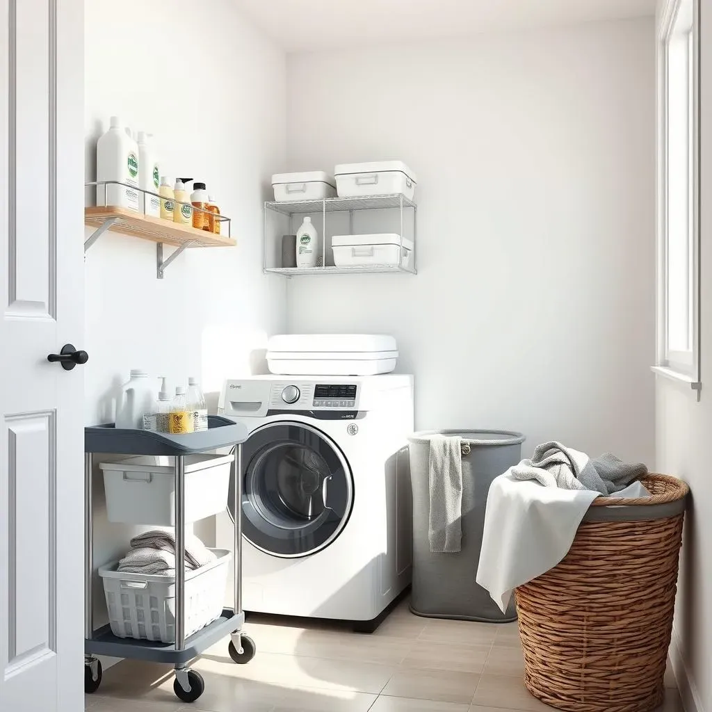 Organized Small Space Laundry Room Ideas: Storage and Style