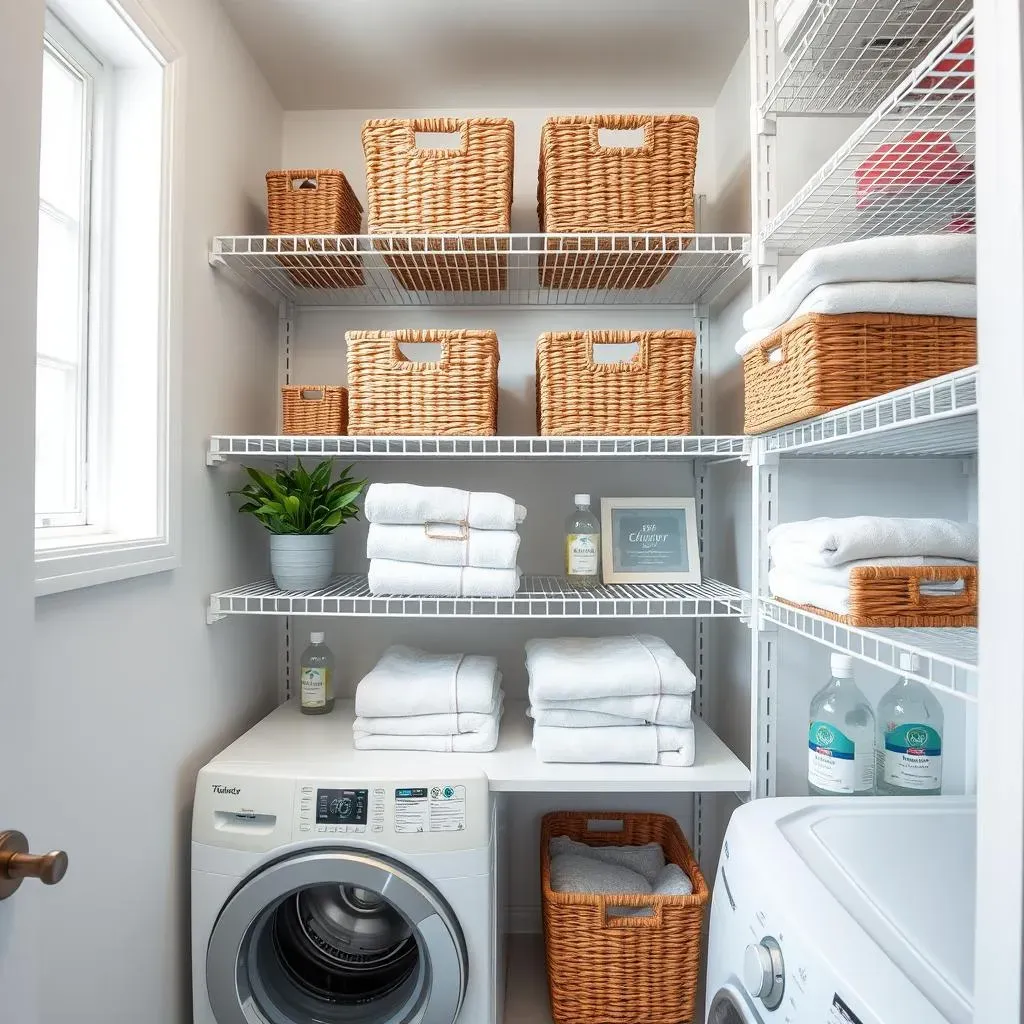 Organizing and Styling Your Laundry Room Wire Shelving for Efficiency