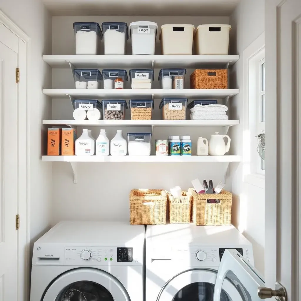 Organizing Your Laundry Room with Smart Shelving Storage Ideas: Tips & Tricks