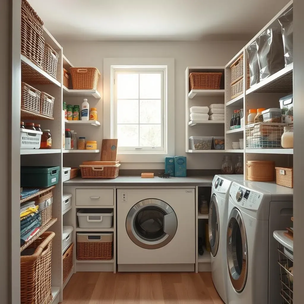 Organizing Your Pantry Cabinet Laundry Room Combo