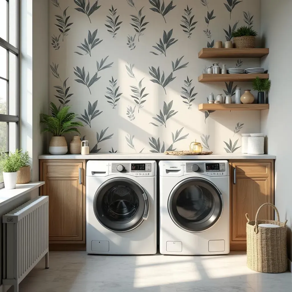 Picking the Perfect Laundry Room Wallpaper Ideas: Patterns and Styles