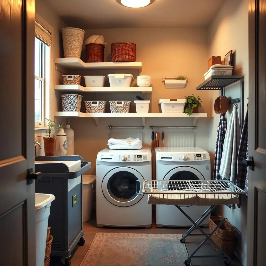 Pinterest DIY Projects for Small Laundry Room Storage