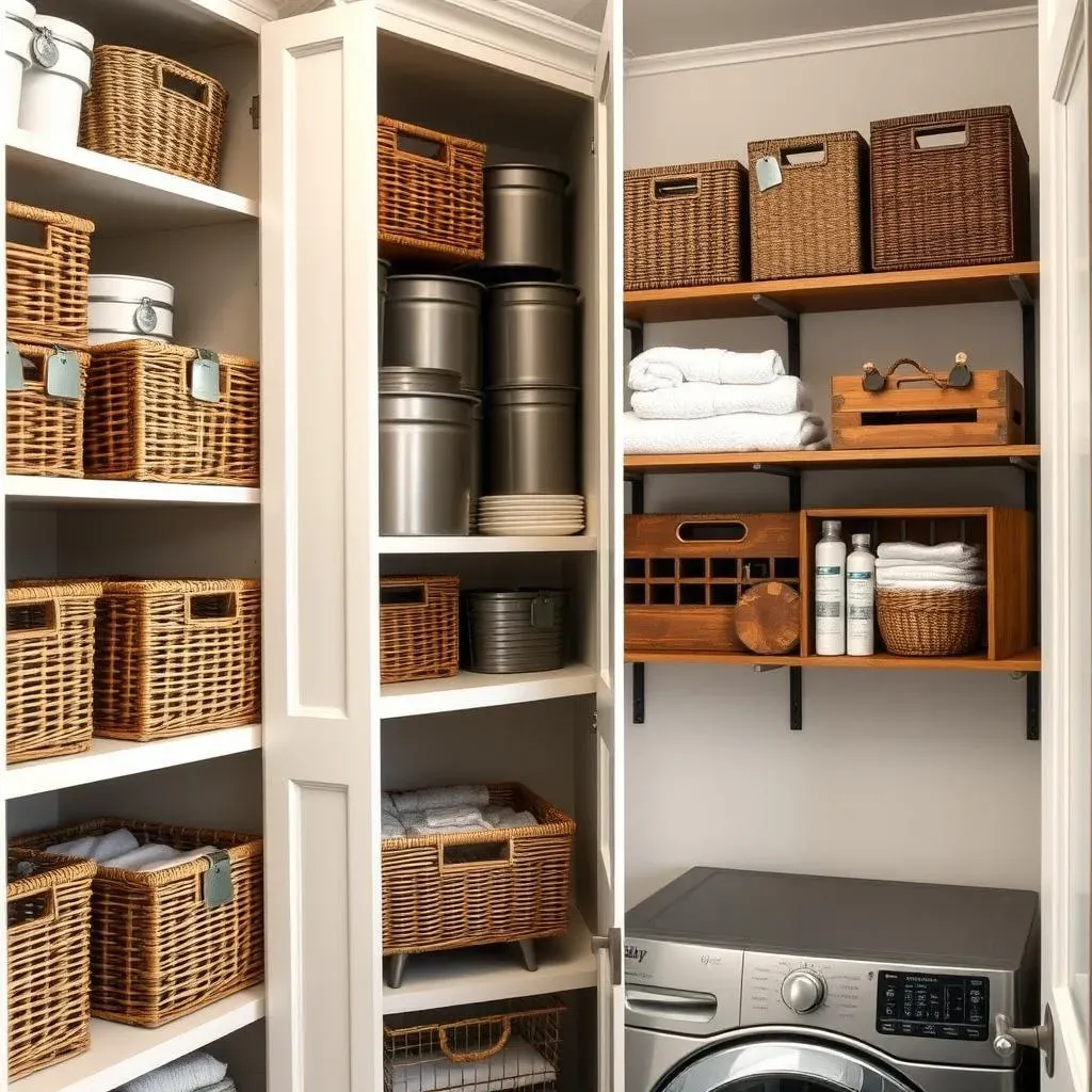 PinterestWorthy Laundry Room Storage Solutions