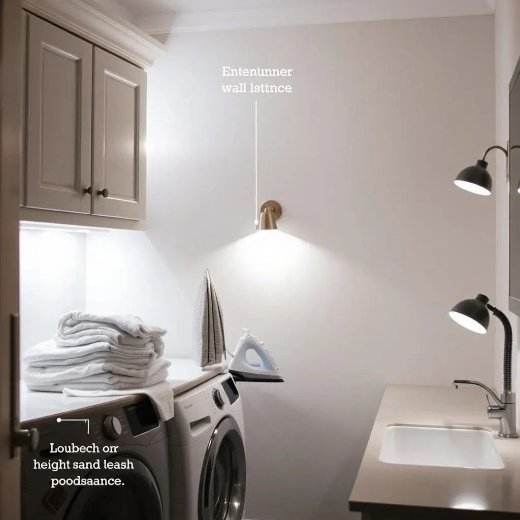 Placement is Key: Optimizing Task Lighting in Your Laundry Room