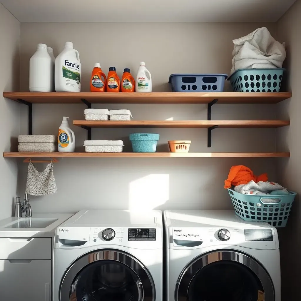 Planning Your Floating Shelves in Laundry Room