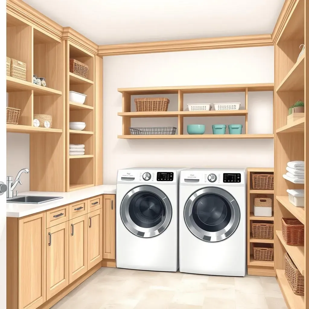 Planning Your Laundry Room Builtin Shelving: Size, Style, and Functionality