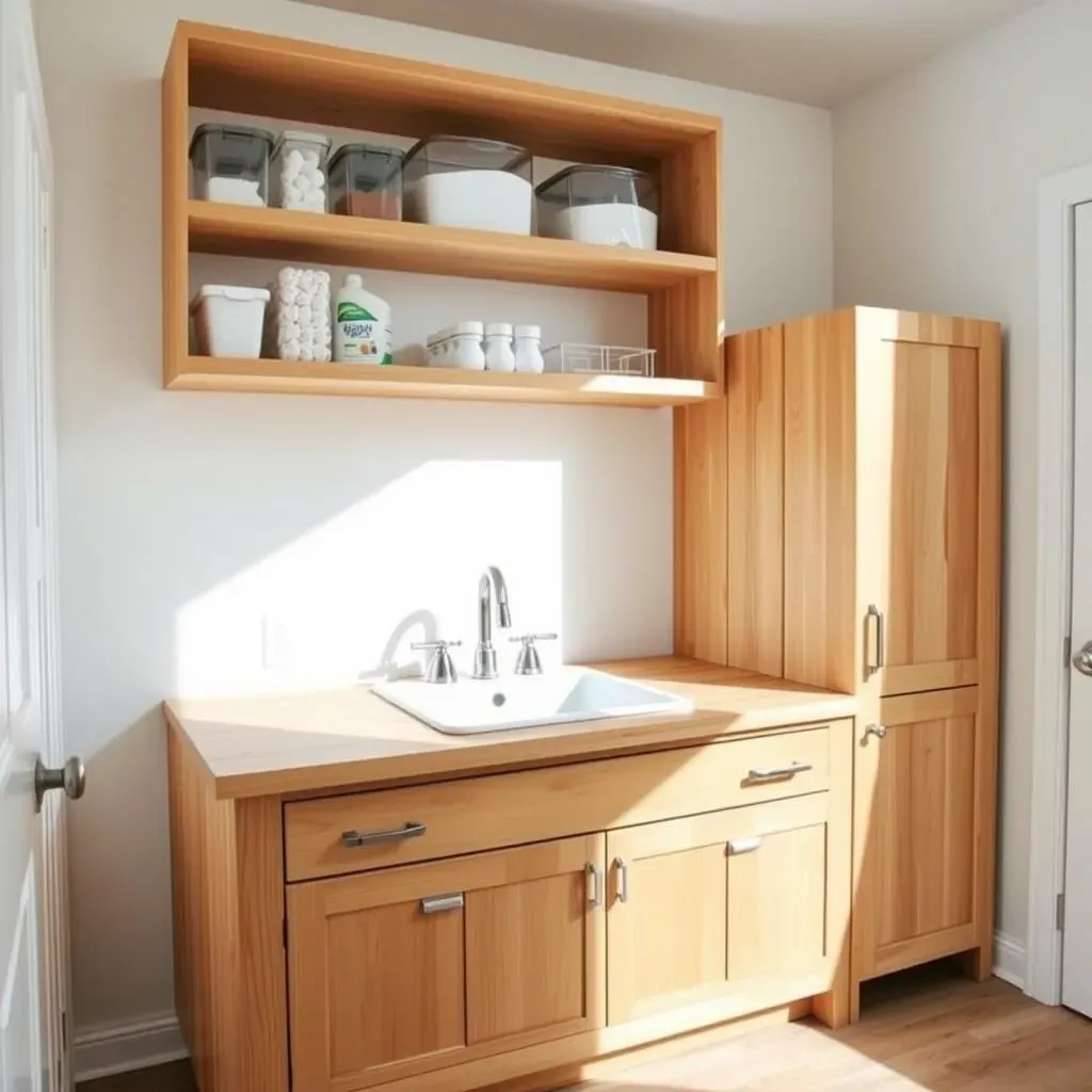 Planning Your Perfect DIY Laundry Room Sink Cabinet: Design and Materials
