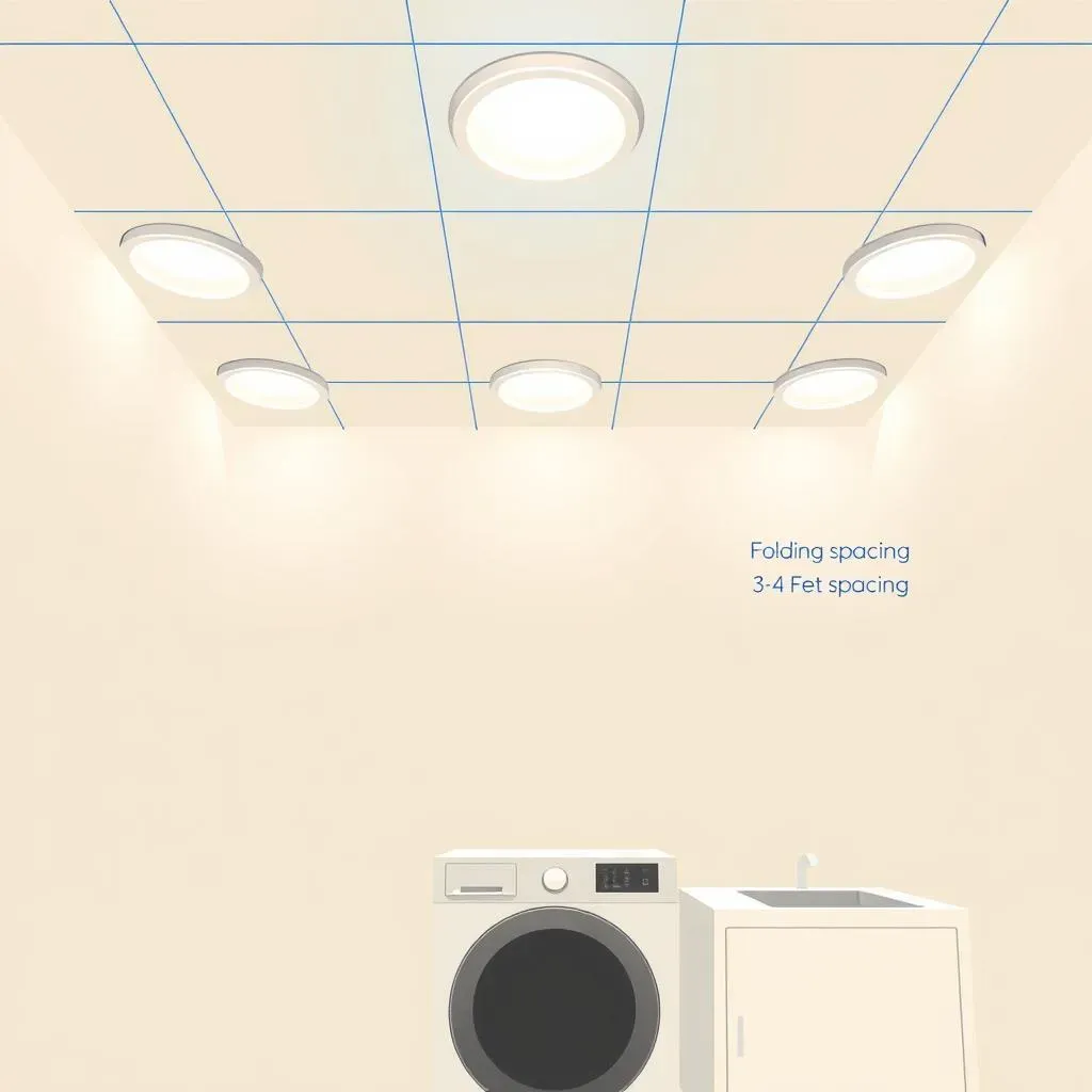 Planning Your Recessed Lighting in Laundry Room Layout