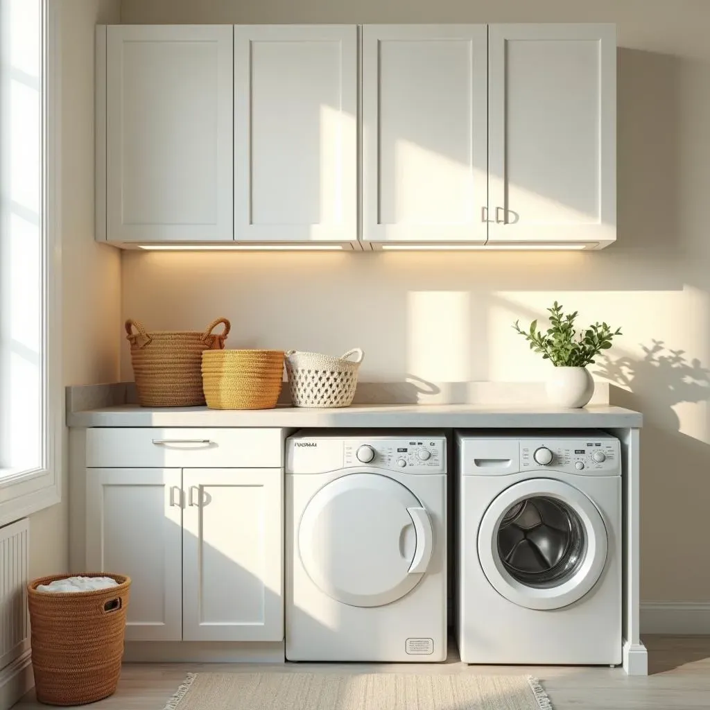 Popular Laundry Room Cabinet Colors and Their Effects