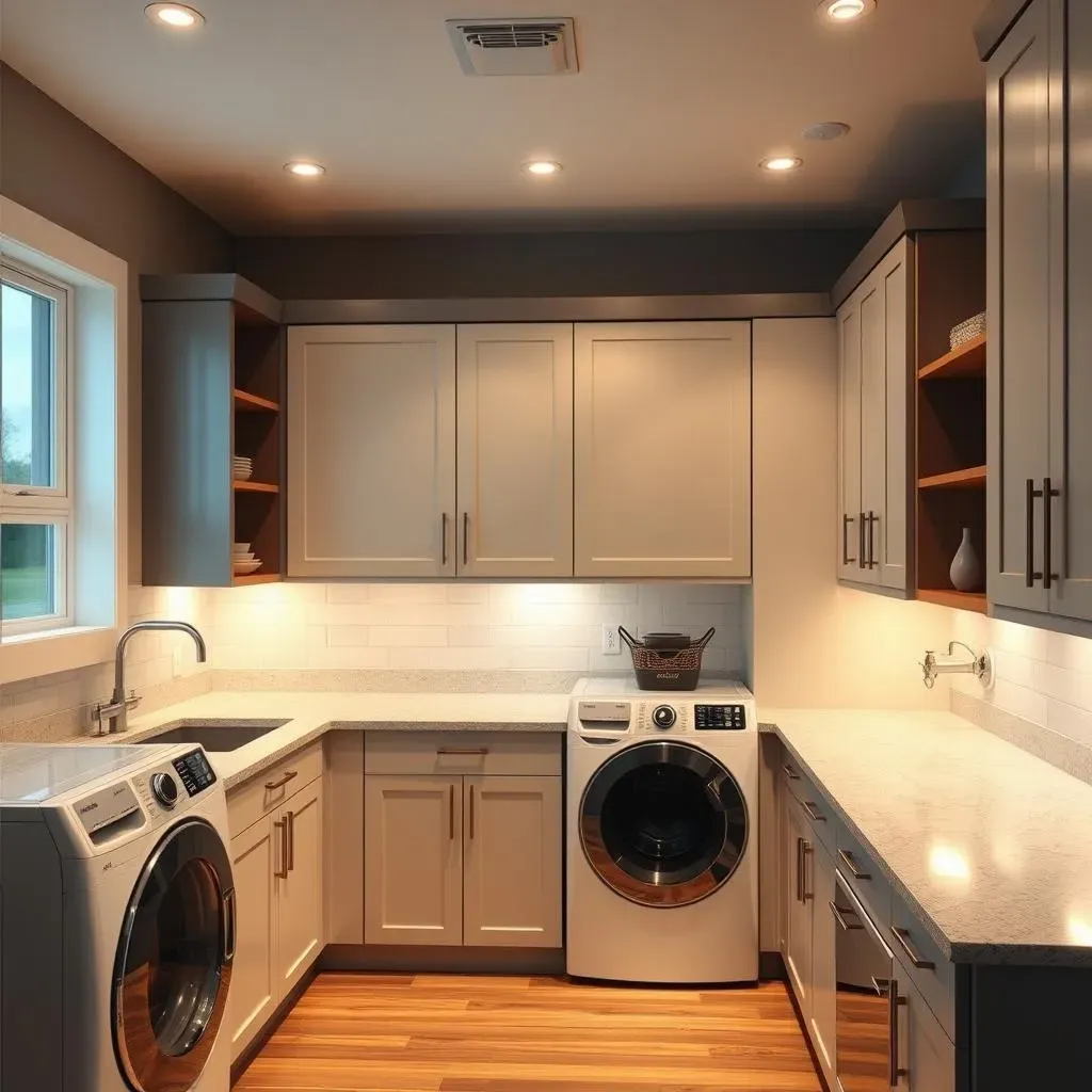 Practical Laundry Room Lighting: UnderCabinet and Surface Mount