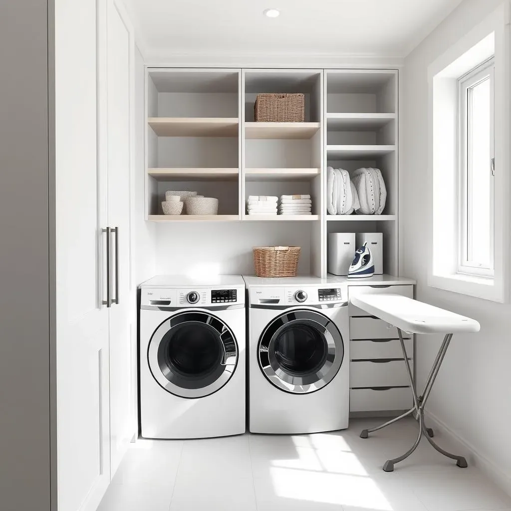 Practical Small Laundry Room Shelving Ideas: Custom and Functional